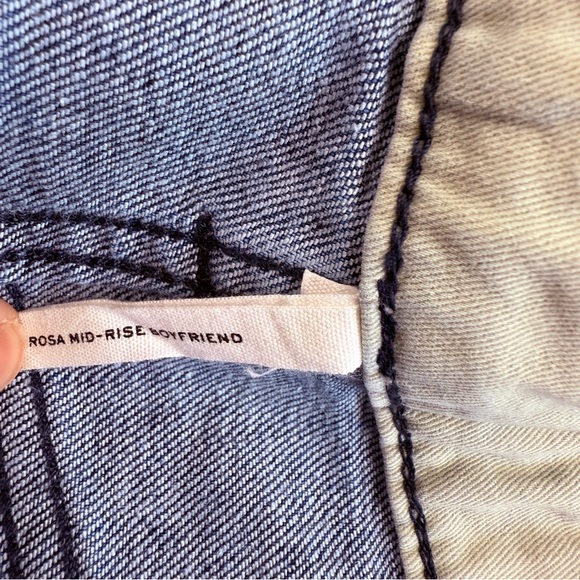 Women's RAG & BONE Rosa Mid Rise Boyfriend Distressed Jeans Size 30 - Picture 4 of 13